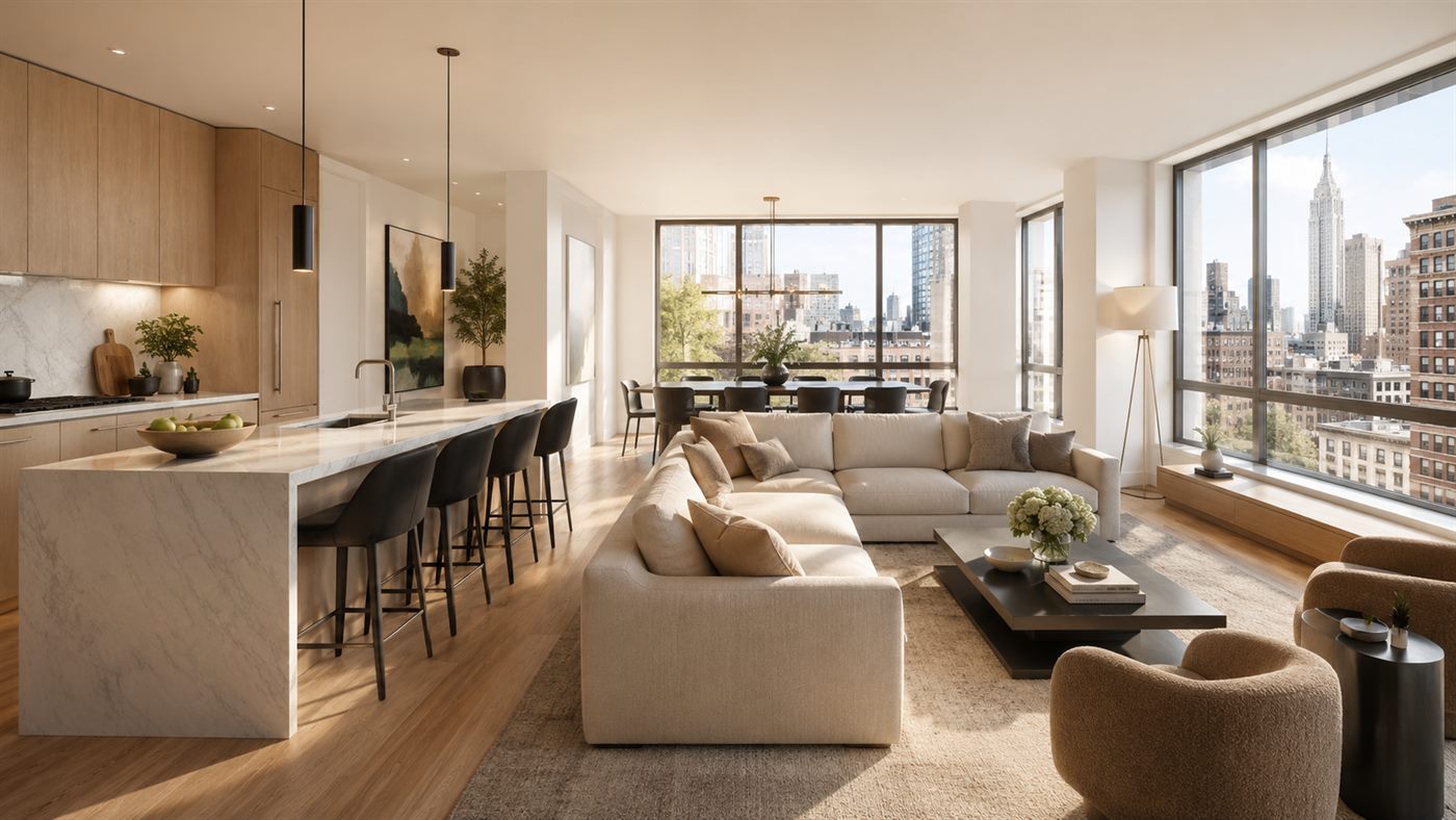 Luxury 1BR with River View