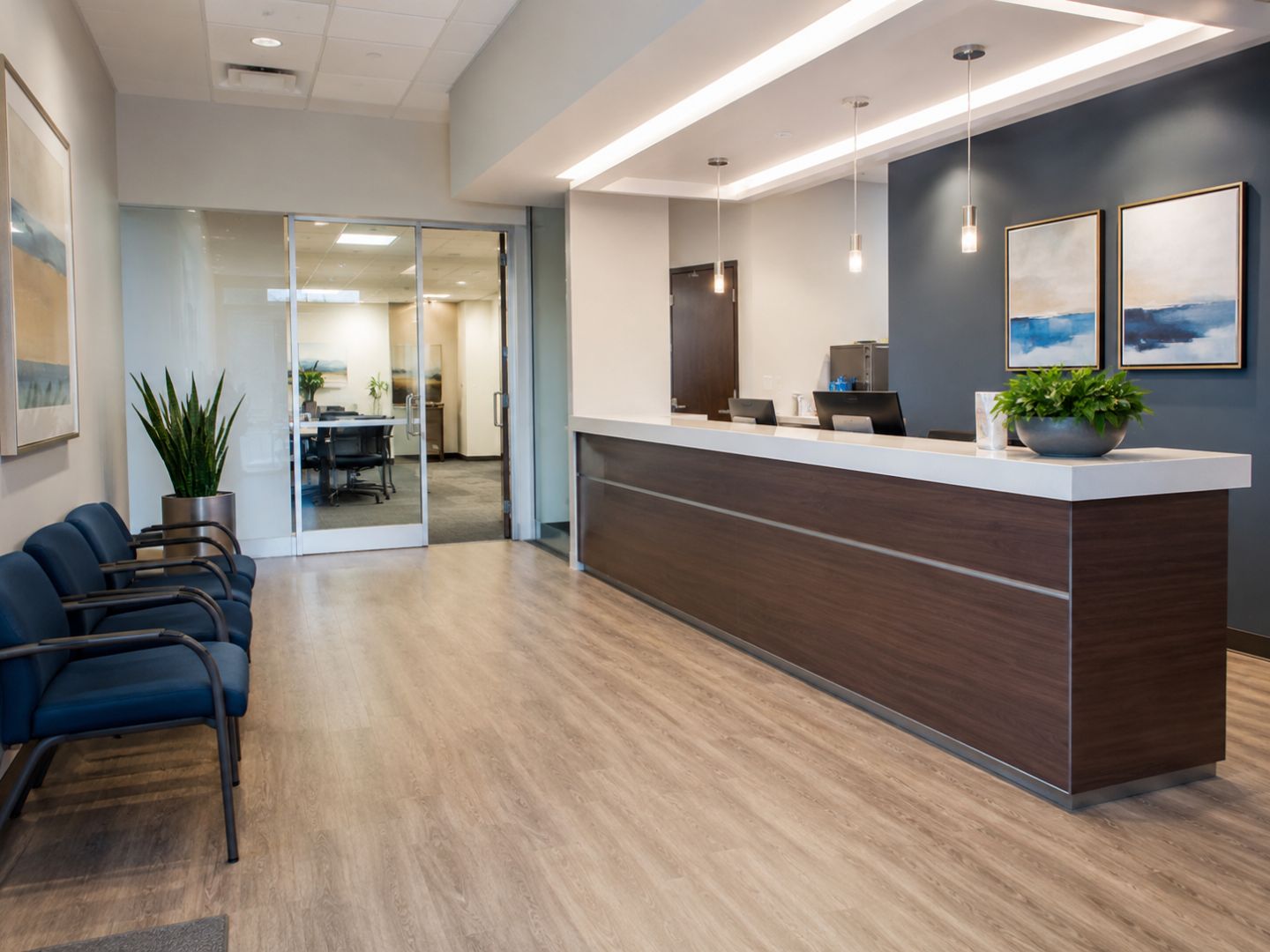 Office with Reception Area